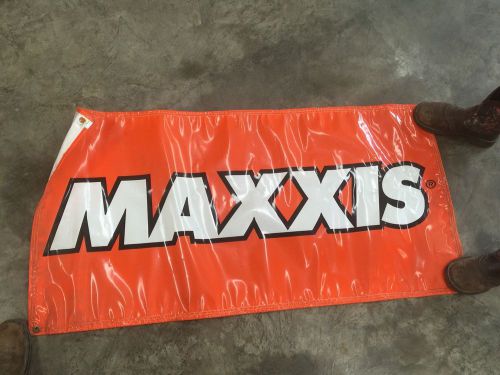 24&#034;x48&#034; maxxis racing banner