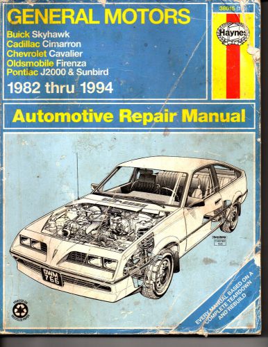 General motors 1982-94 haynes automotive repair manual #38015