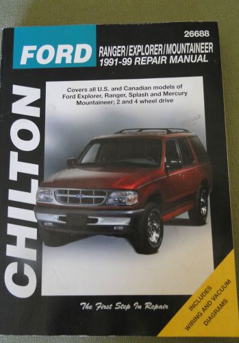 Ford ranger/explorer/mountaineer 1991-99 repair manual  26688