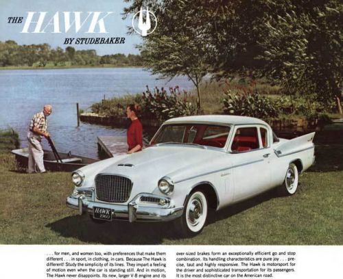 Studebaker 1960 - the hawk by studebaker - spec sheet