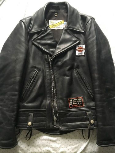 Buy Schott Perfecto Leather Motorcycle Jacket Harley Davidson in New ...