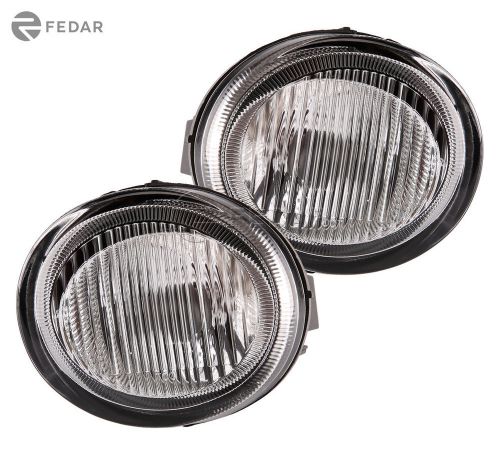 Fedar clear lens fog light fits 2000 2001 2002 2003 nissan maxima a33 (set of 2)