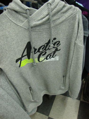 Brand new women&#039;s arctic cat sweatshirt ~ gray ~ large ~ 5273-744