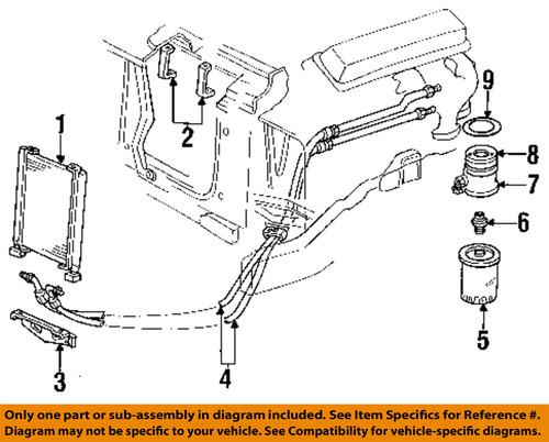 Gm oem 12562831 oil cooler-adapter