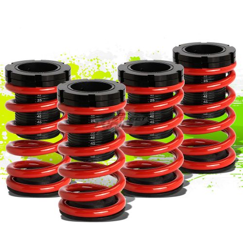 For 01-05 civic em2 es front+rear racing coilover 1-3&#034;lowering coil spring red