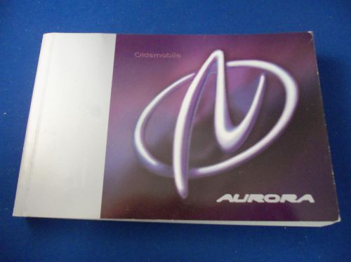 2001 oldsmobile aurora factory oem owners manual includes the cover 01