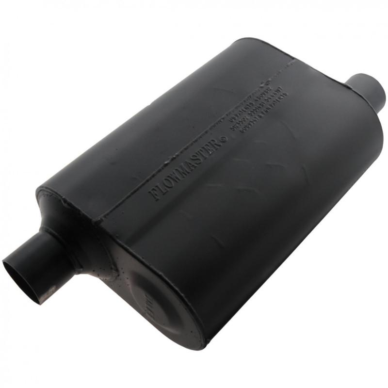 Flowmaster super 40 muffler - 2.25 offset in / 2.25 offset out - aggressive