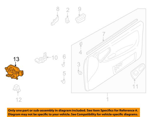 Subaru oem 95-96 impreza door-window switch 83081fa050