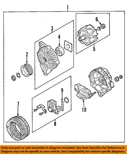 Mitsubishi oem 97-04 montero sport-alternator m350608d