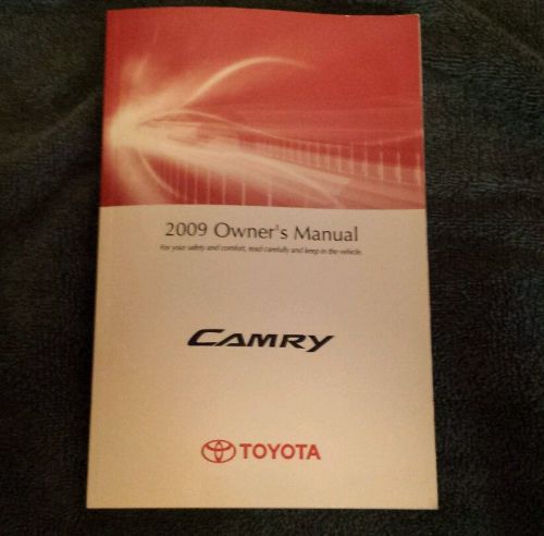 Toyota camry 2009 owners manual