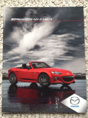 2014 mazda mx-5 miata catalog, sales brochure