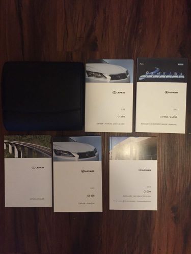 Lexus 2013 gs 350 owner&#039;s manual