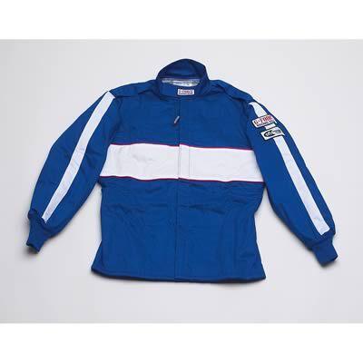 G-force 4385lrgbu driving jacket triple layer fire-retardant cotton large blue
