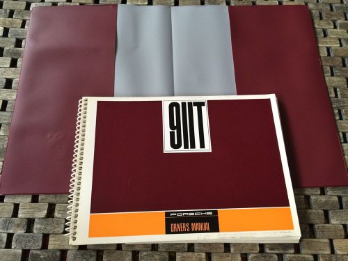 1968 porsche 911t owners manual (never circulated/stored for decades nos orginal