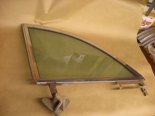 52 53 54 ford victoria skyliner convertible mercury quarter window glass left