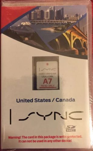 New ford/lincoln sync a7 oem navigation sd card u.s./canada version