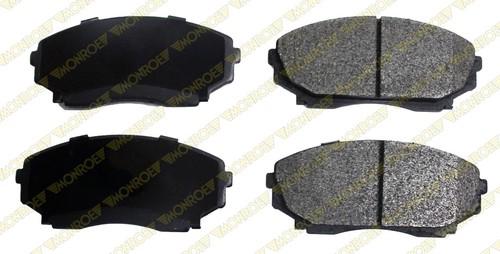 Monroe fx551 brake pad or shoe, front-monroe prosolution semi-metallic brake pad