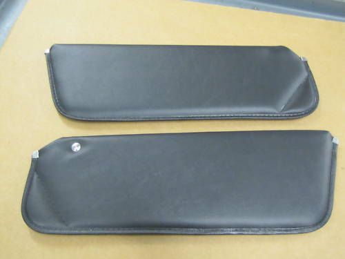 1977-81 firebird trans am camaro sun visor set, black