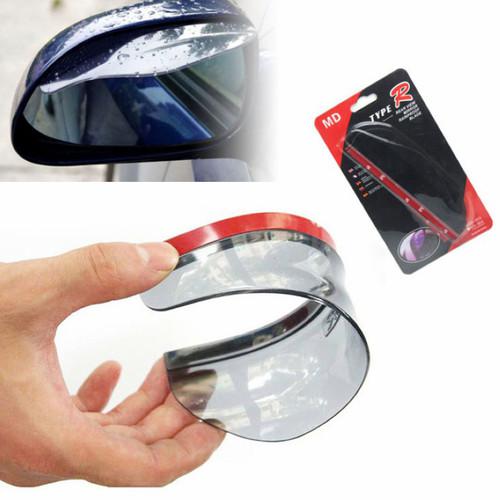 2 pcs durable view side mirror rain board sun visor shade shield for car truck