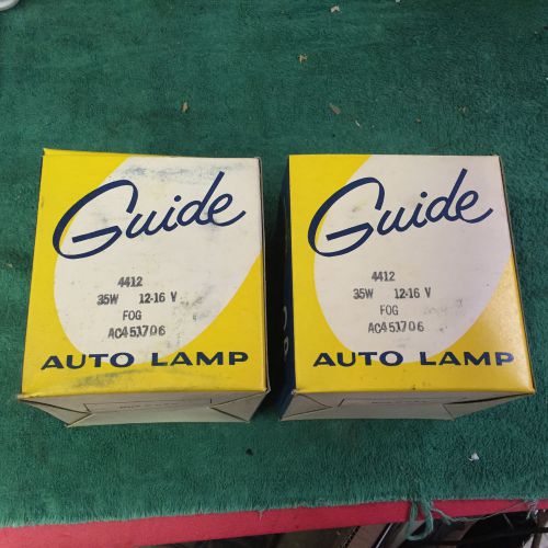 Guide 12-volt replacement fog / driving lights sealed beam bulbs n.o.s.