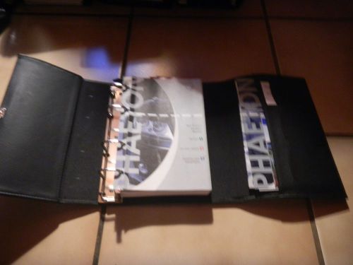 2005 vw phaeton owners manual set + free shipping