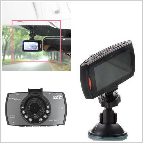 2.7&#039;&#039; full hd car dvr camera recorder tachograph g sensor support many languages