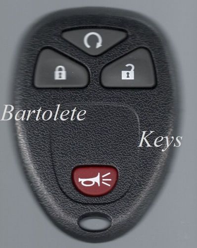 4 buttons remote shell for 2007 2008 2009 chevrolet silverado