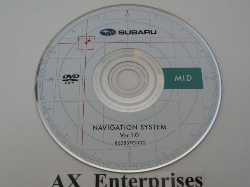 09 10 11 forester xt limited navigation dvd # 1.0 midwest usa + canada map only!