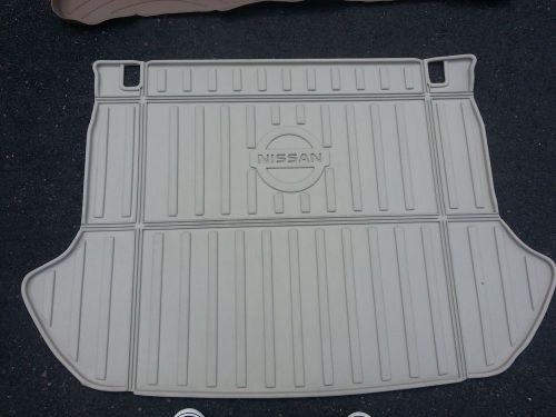 Custom factory made light tan - rubber cargo liner for murano suv’s