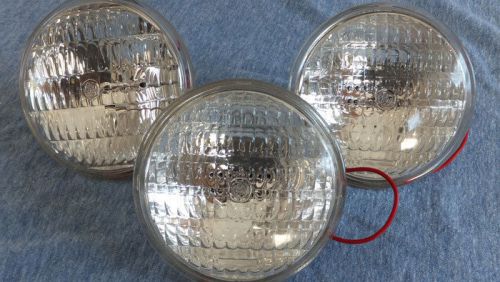 ( 3 ) vintage nos ge #4511, 6 - 8 volt auto headlights