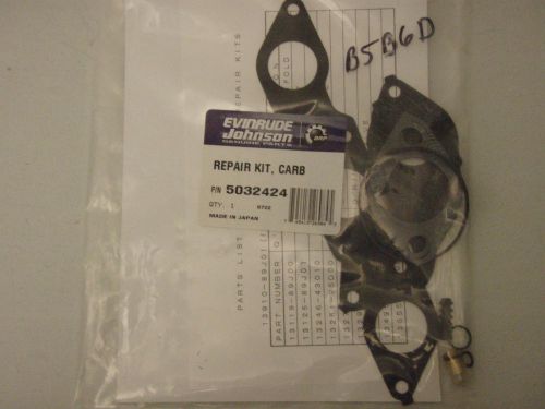 Johnson/evinrude new oem carb carburetor repair kit 5032424 25hp 30hp 4 stroke