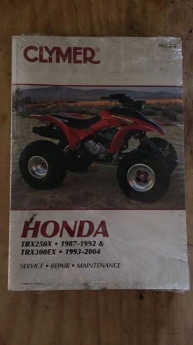 Clymer honda trx250x 1987-92 and trx300ex 1993-2004 service repair manual