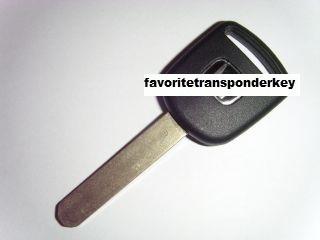 Uncut honda f stamp transponder ignition blank key h-f