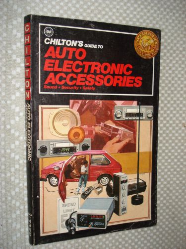 Chiltons auto electronic accessories service manual shop book chevy ford dodge