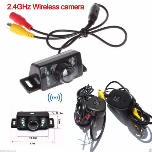 Wireless waterproof nightvision rearview parking auto reversing backup camera