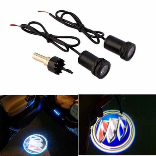 Led projector logo emblem symbol sign badge under door step courtesy car light 6