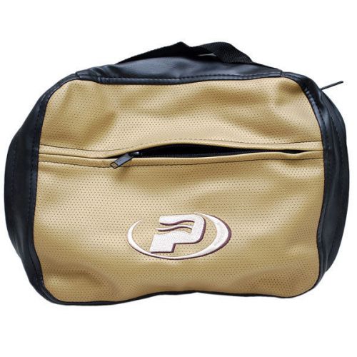 Princecraft 14 x 12 in marine vinyl gold / black boat tote bag