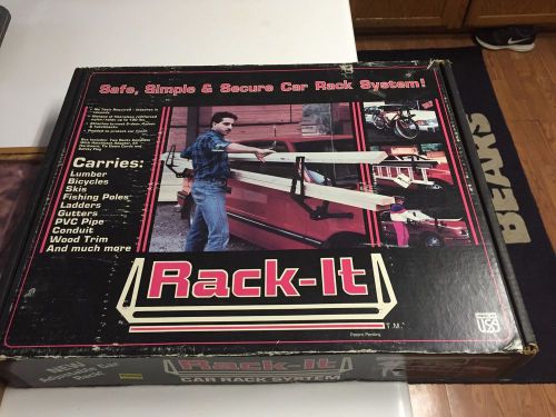 Vintage nib rack-it car racking system - lumber bicycles skis ladders fishing