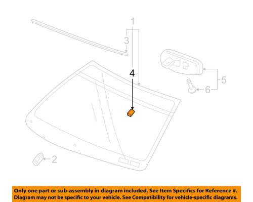 Suzuki oem 07-09 xl-7 windshield-mirror support 8459078j00