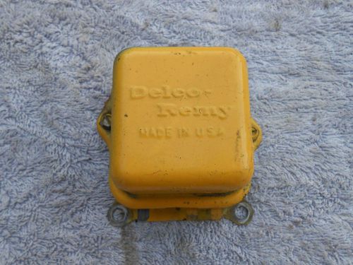 Vintage original &#034;delco remy 1119 511 12v n 46&#034; voltage regulator ~ made in usa