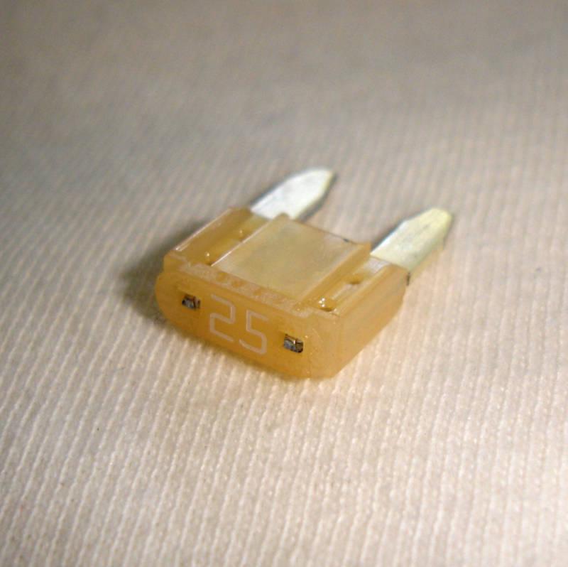 Littelfuse atm 25 amp mini fuses pack of 5