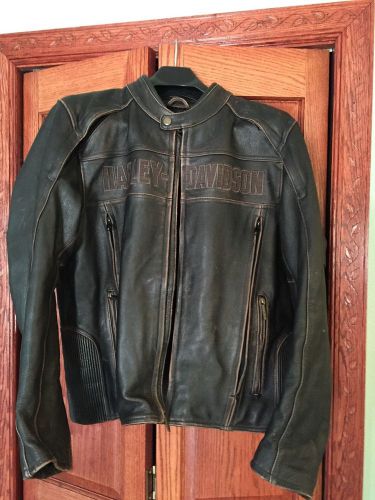 Harley davidson men&#039;s roadway leather jacket 98002-11vm/000l