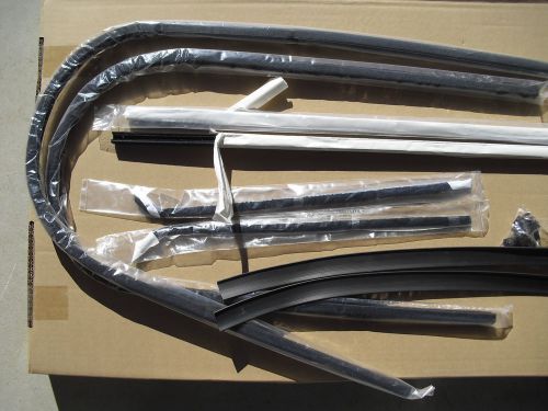 1951-1955  chevrolet gmc truck door window weatherstrip channel