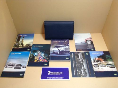 2008 range rover sport owners manual. full set. rare manuals #gt3