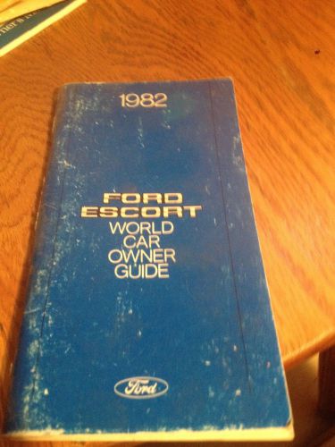 1982 escort owners manual