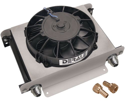 Derale 13 x 10 x 5-5/8 in fluid cooler/fan p/n 15865