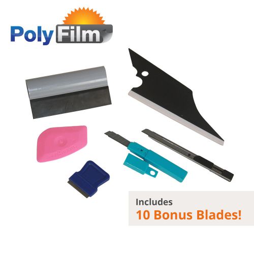 Professional window tinting film tool + squeegee kit - auto car application