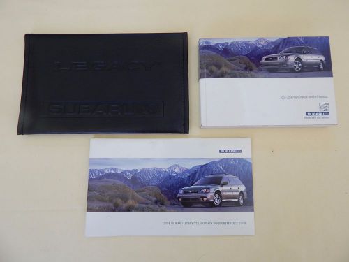 2004 subaru legacy &amp; outback owners manual