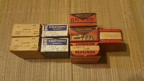 1938 chrysler imperial 8cy rod bearings std mixed nors