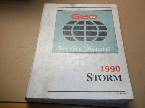 1990  geo storm shop service repair book manual